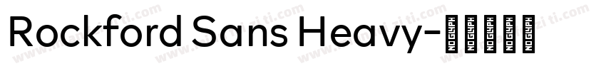 Rockford Sans Heavy字体转换